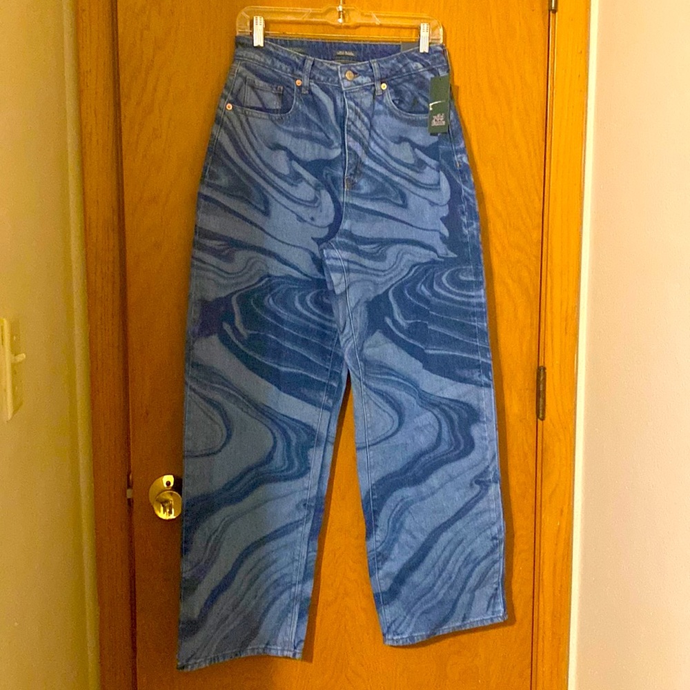 Wild Fable marbled wash wide legs jeans